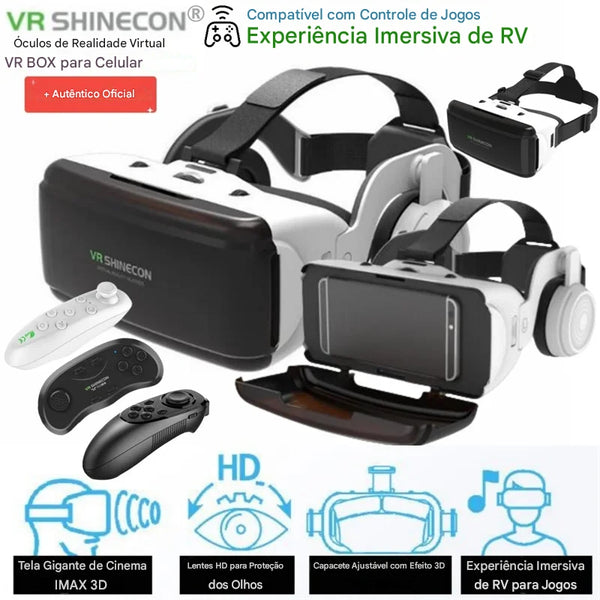 Óculos de Realidade Virtual VR para Celular