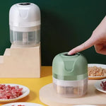 Mini Processador Elétrico USB – Triturador de Alho e Alimentos 250ml