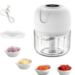 Mini Processador Elétrico USB – Triturador de Alho e Alimentos 250ml
