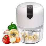 Mini Processador Elétrico USB – Triturador de Alho e Alimentos 250ml