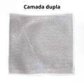 Pano de Limpeza Mágico Dupla Face em Aço