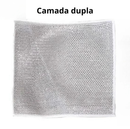 Pano de Limpeza Mágico Dupla Face em Aço