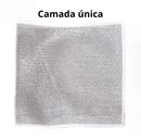 Pano de Limpeza Mágico Dupla Face em Aço