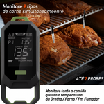 Termômetro Sem Fio para Carne e Defumador
