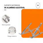 Suporte Ergonômico para Notebook (Alumínio Premium)