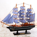 Navio à Vela Decorativo Estilo Mediterrâneo