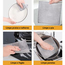 Pano de Limpeza Mágico Dupla Face em Aço