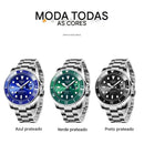 Relógio Masculino LIGE Luxo Quartz 30ATM