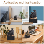 Mini Cachoeira de Mesa Iluminada