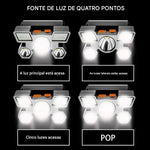 Lanterna de Cabeça LED Recarregável