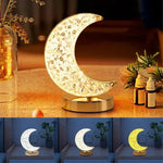 Abajur de Cristal Inteligente Moon LED
