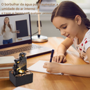 Mini Cachoeira de Mesa Iluminada