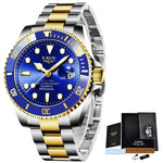 Relógio Masculino LIGE Luxo Quartz 30ATM