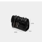 Bolsa Transversal Elegante com Alça de Corrente