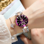 Relógio Feminino POEDAGAR Luxo Quartz