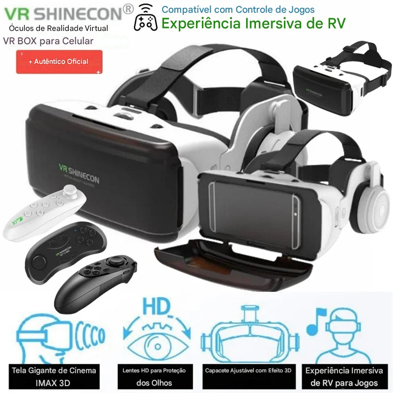 Óculos de Realidade Virtual VR para Celular