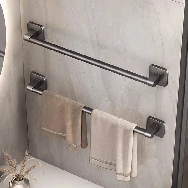 Porta-Toalha Alumínio Premium (Sem Furos)