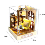 Casa de Flores Miniatura DIY Decorativa