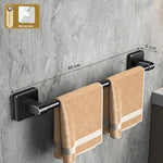 Porta-Toalha Alumínio Premium (Sem Furos)