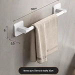 Porta-Toalha Alumínio Premium (Sem Furos)
