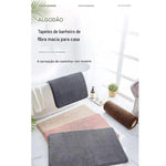 Tapete de Banheiro Ultra Absorvente Antiderrapante