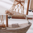 Barco à Vela Decorativo em Madeira