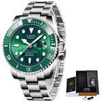 Relógio Masculino LIGE Luxo Quartz 30ATM