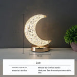 Abajur de Cristal Inteligente Moon LED