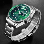 Relógio Masculino LIGE Luxo Quartz 30ATM