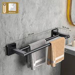 Porta-Toalha Alumínio Premium (Sem Furos)