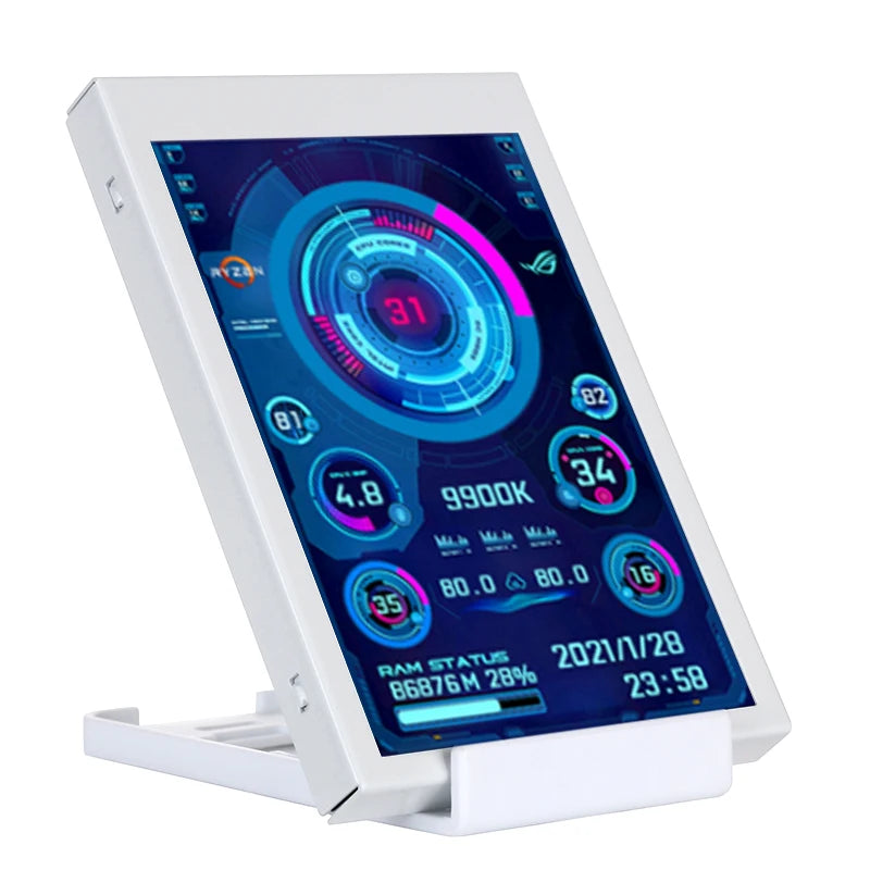 Tela LCD para PC com Conexão USB para Placa-Mãe