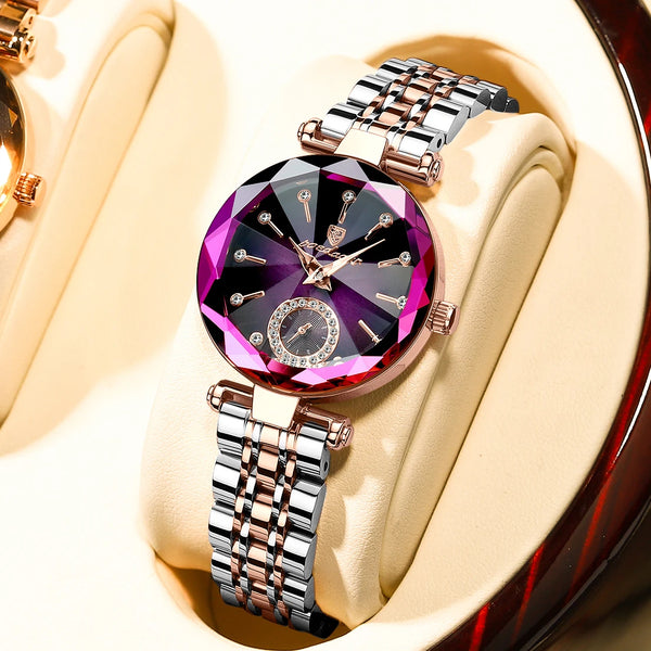 Relógio Feminino POEDAGAR Luxo Quartz