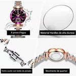 Relógio Feminino POEDAGAR Luxo Quartz