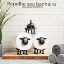 Porta Papel Higiênico Decorativo Ovelha