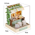 Casa de Flores Miniatura DIY Decorativa