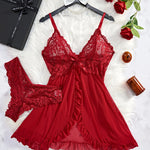 Vestido Lingerie Feminino Sexy