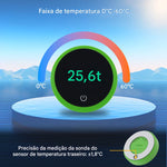 Termômetro Eletrônico Sem Fio para Aquário
