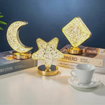Abajur de Cristal Inteligente Moon LED