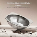 Comedouro Inclinado Inox para Pets