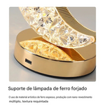Abajur de Cristal Inteligente Moon LED