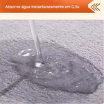Tapete de Banheiro Ultra Absorvente Antiderrapante