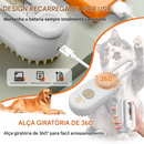 Escova Elétrica 3 em 1 para Pets – Remove Pelos com Mais Facilidade e Conforto