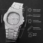 Relógio Masculino Luxo Esportivo Quartz