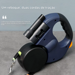 Coleira Dupla para Cachorros com Rotação 360°
